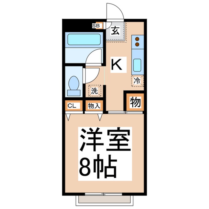 間取図 レインボーハイツ