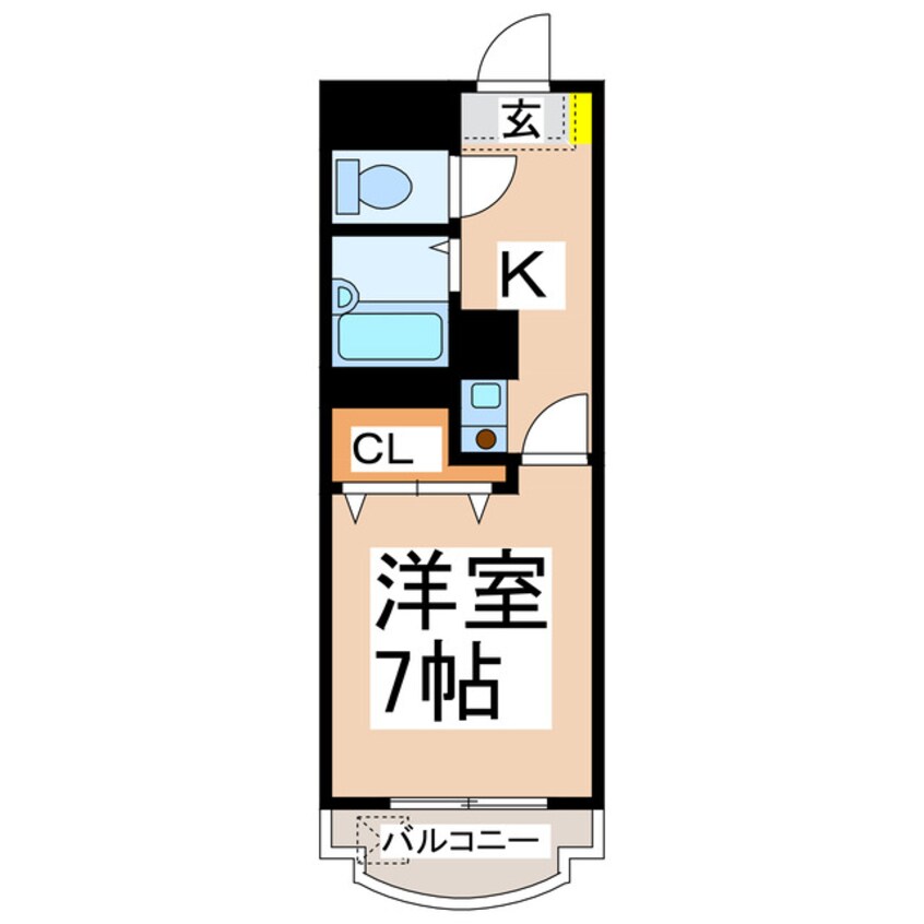 間取図 プロムナード京町台