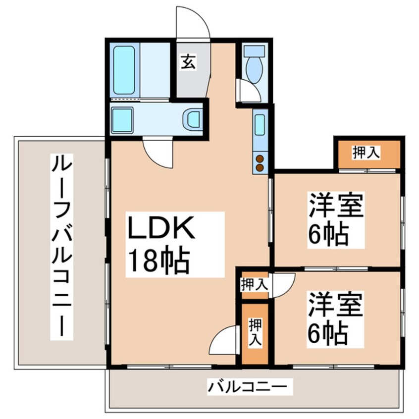 間取図 岡本コーポラス