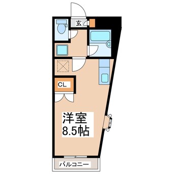 間取図 メイン熊大北