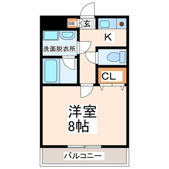 間取図 ジュネス黒髪
