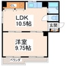 グリーンマンション 1LDKの間取り