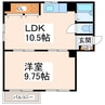 グリーンマンション 1LDKの間取り