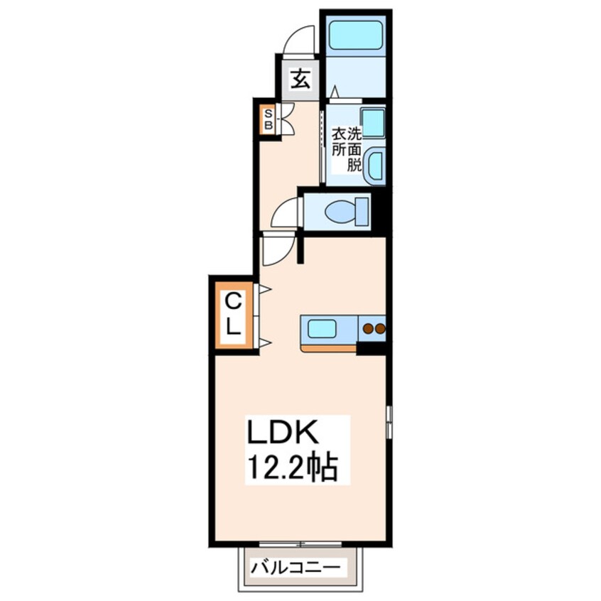 間取図 ピュアティ弐番館