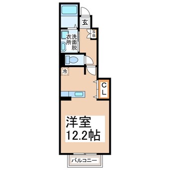 間取図 ピュアティ弐番館