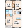セゾンコート 3LDKの間取り