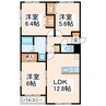 セゾンコート 3LDKの間取り