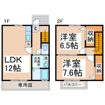 間取図 ハミングコート麻生田