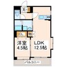 フォンス新水前寺 1LDKの間取り