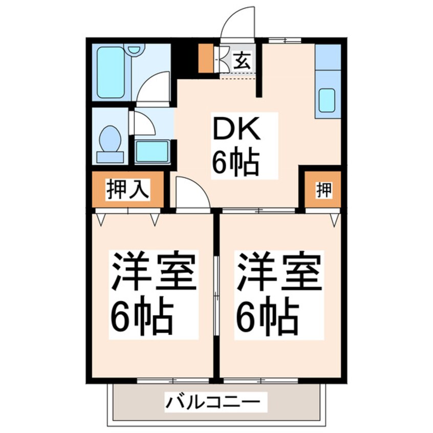 間取図 ＭＡハイツ