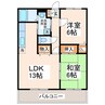 ＯＡＫ飛田 2LDKの間取り