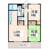 ＯＡＫ飛田 2LDKの間取り