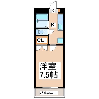 間取図 ロフティ三軒町