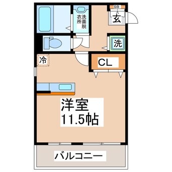 間取図 ガウディ清水東