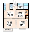 サンハイツヨシモトⅡの間取図