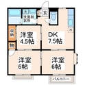 サンハイツヨシモトⅡの間取図