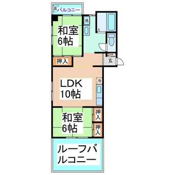 間取図 上通りニューコーポ