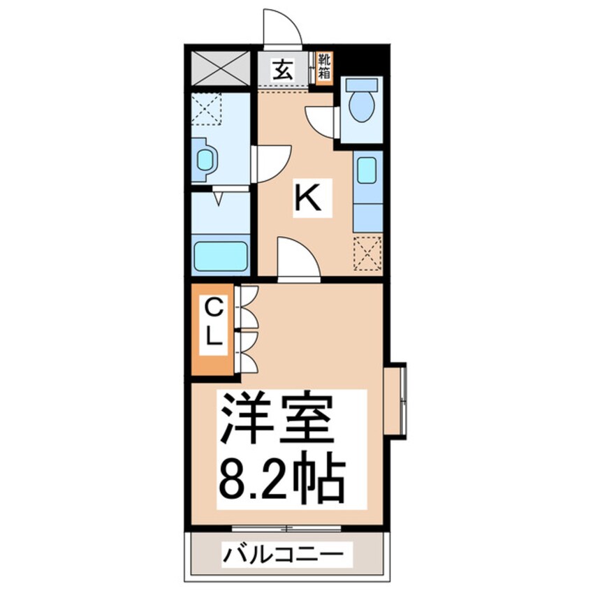 間取図 産交バス（熊本市周辺）/御馬下 徒歩3分 1階 築17年
