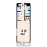 ＢＯＮＨＯＵＳＥ 1Kの間取り