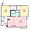 VillaGlanz 2LDKの間取り