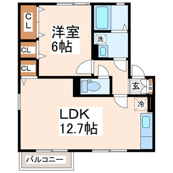 間取図 オークスドュール・ウルゲ