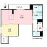 シャーメゾンローツェ国府 1LDKの間取り