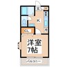 サンハイツ永村 1Kの間取り