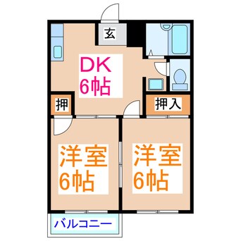 間取図 メゾンナカシマ