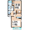 フェア ウィンズ 1LDKの間取り