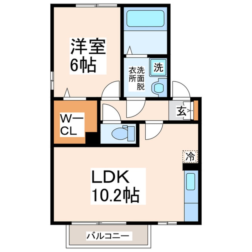 間取図 レジデンス95　E棟