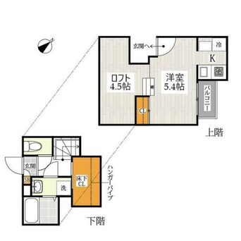 間取図 産交バス（熊本市）/新南部入口 徒歩5分 2階 築2年