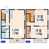 ハミング八景水谷　ABCDE 2LDKの間取り