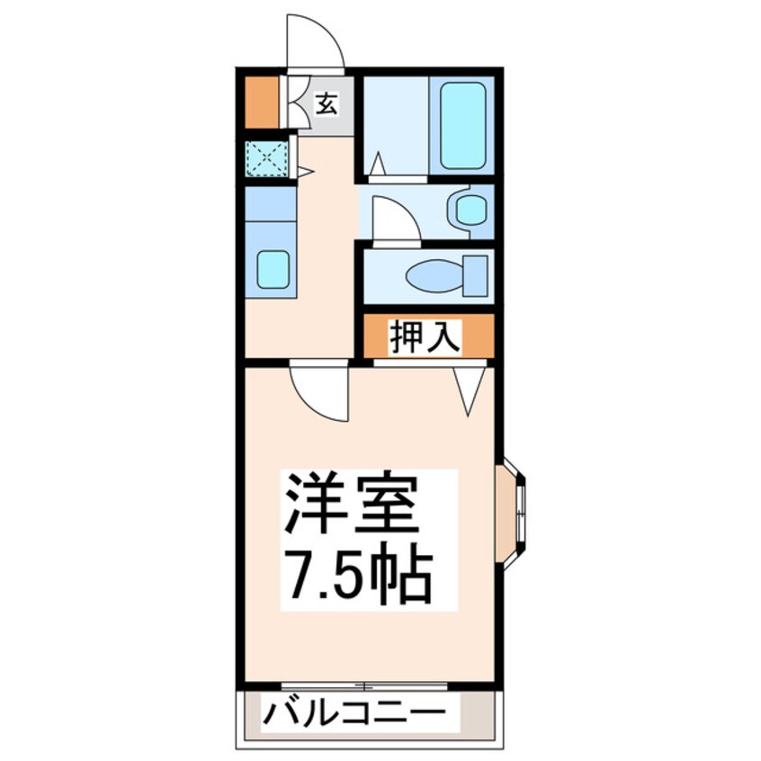 間取図 ロイヤルハイツ大窪
