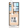 ロイヤルハイツ大窪 1Kの間取り