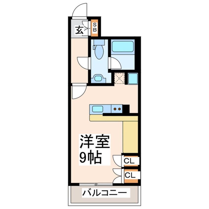 間取図 Flat熊本