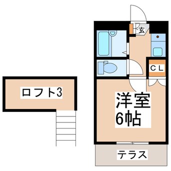 間取図 KUROKAMIⅡレジデンス