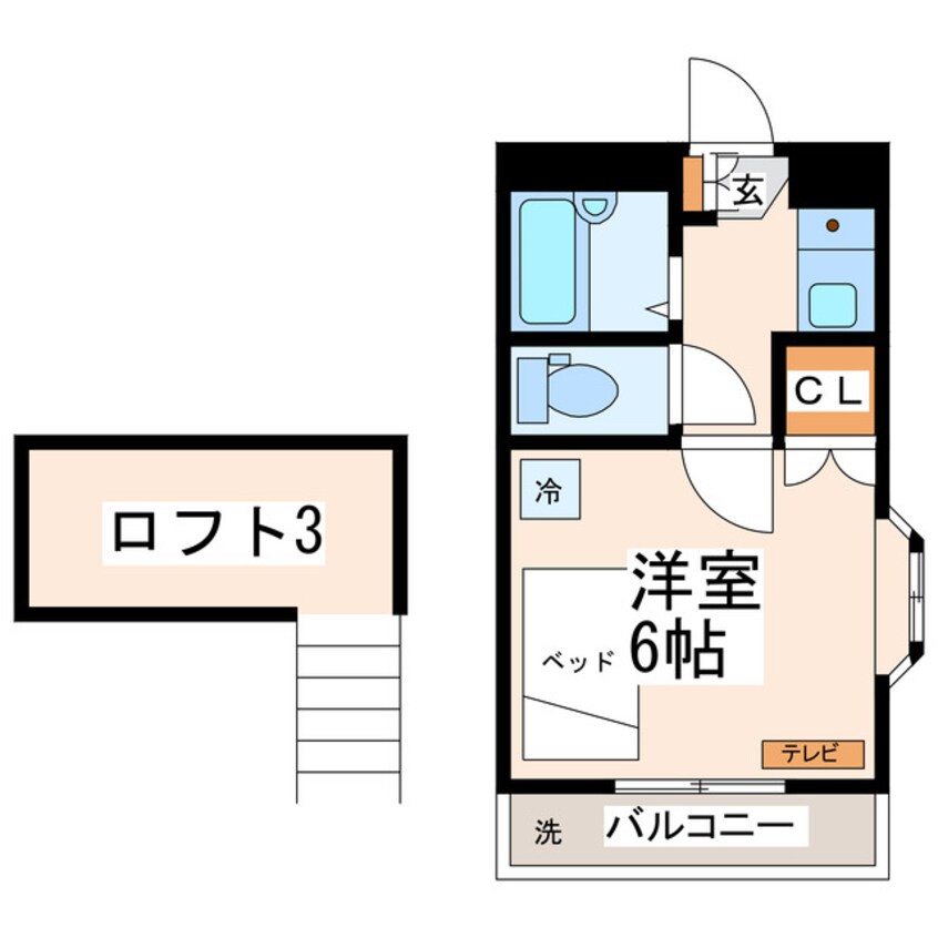 間取図 KUROKAMIⅡレジデンス