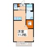 ファボーリ水前寺 1Rの間取り