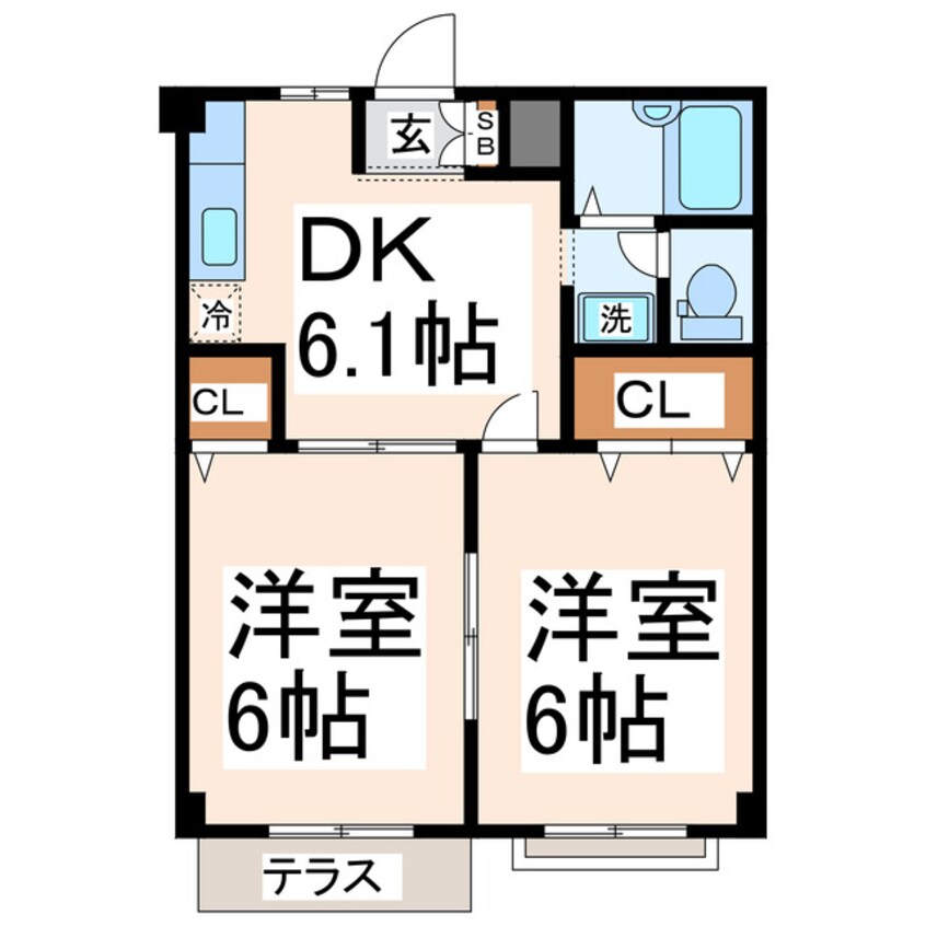 間取図 レジデンスタナカ