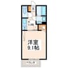 ラ　メール 1Kの間取り