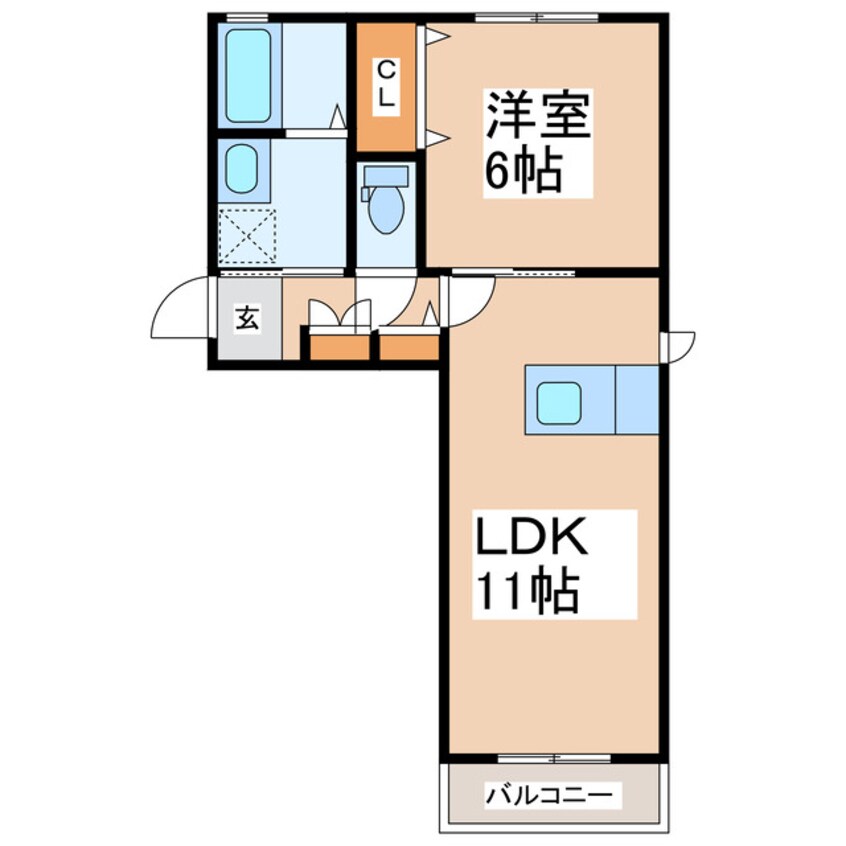 間取図 グリーン８（GREEN EIGHT)