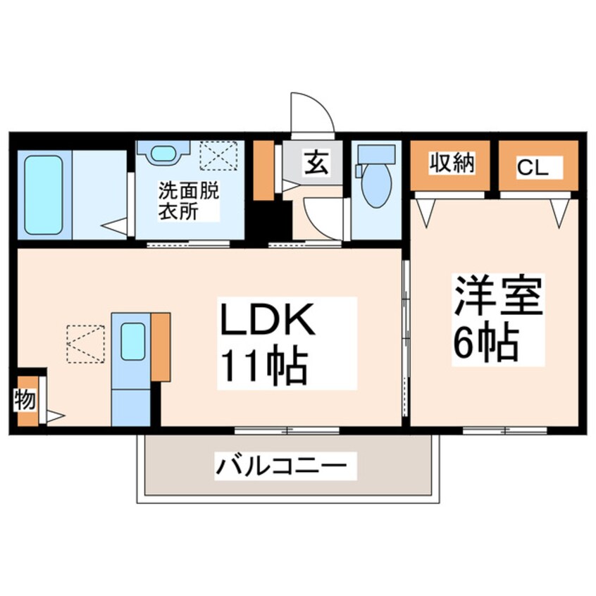 間取図 グリーン８（GREEN EIGHT)