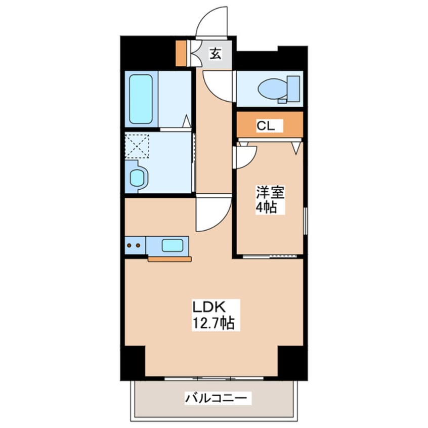 間取図 カスティージョ上林