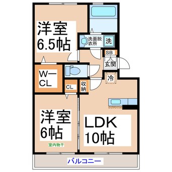 間取図 リヴェールソシア