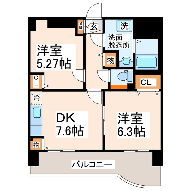 間取り図 Brillante Piazza(ブリランテ ピアッツァ)
