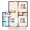 パル新地 2LDKの間取り