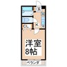 コーポアルメリア 1Kの間取り
