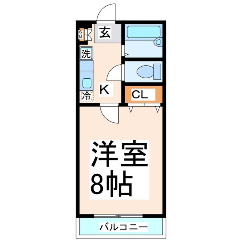 間取図 コーポアルメリア