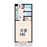 コーポアルメリア 1Kの間取り