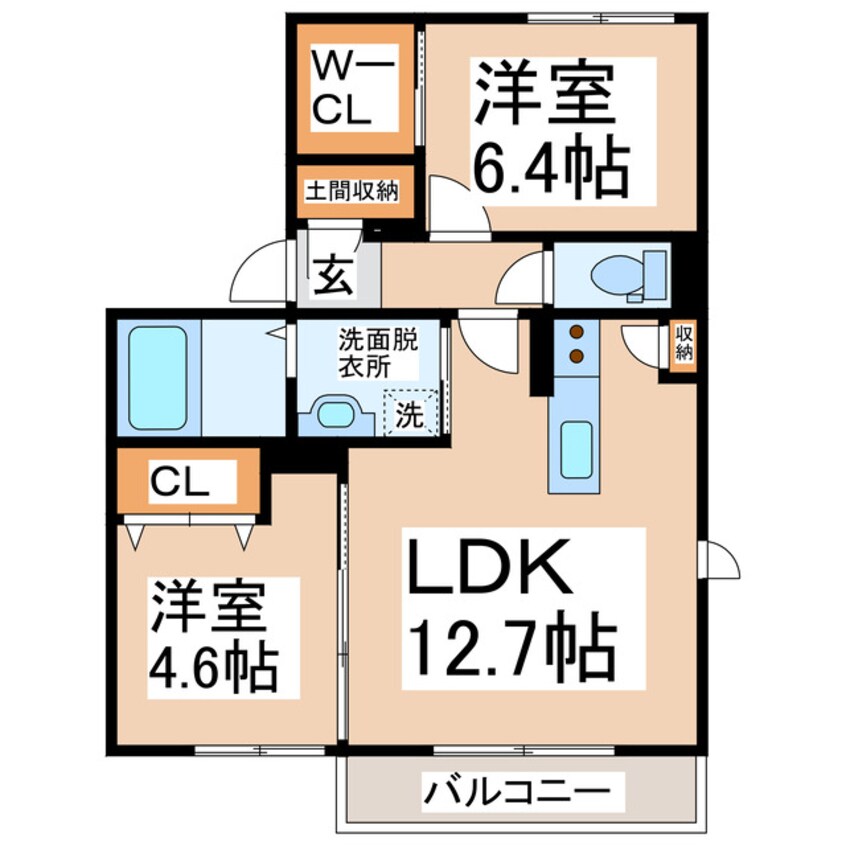 間取図 パークサイドヴィラ